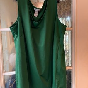 Green sleeveless top